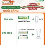 Chế độ Giảm Cân Buổi Sáng Với Combo Thanh Lọc Giảm Cân Life Gift - 1Market.com.vn