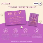 Thành phần viên đặt phụ khoa phụ nữ Pigina chính hãng giá tốt - 1Market.com.vn