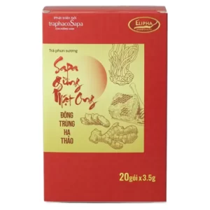 Trà gừng mật ong Đông Trùng Hạ Thảo Sapa phun sương Elipha chính hãng giá tốt - Traphaco Sapa - Vitafood - 1Market.com.vn