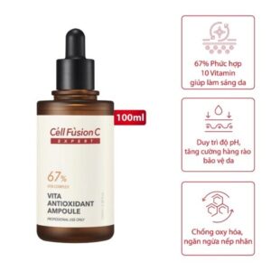 Ampoule Dưỡng Trắng và Ngăn Ngừa Lão Hóa – Cell Fusion C Expert Vita Antioxidant Ampoule 100ml - 1Market.com.vn