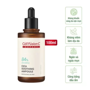 Cell Fusion C Expert – Ampoule kiểm soát và cải thiện da nhờn mụn Cica Soothing Ampoule - 1Market.com.vn