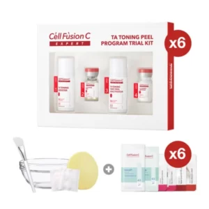 Cell Fusion C Expert – Giải pháp dưỡng trắng an toàn, cải thiện sắc tố da TA TONING PEEL KIT (Combo 6 bộ) - 1Market.com.vn