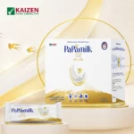 Sữa dinh dưỡng PaPamilk Gold chứa Tổ Yến + sữa non (3 in 1) - sữa hỗ trợ loãng xương và giúp hồi phục – Hộp 24 gói x 32gr - 1Market.com.vn