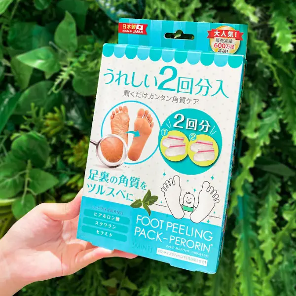 Ảnh trên tay Túi ủ tẩy da chết và tái tạo da chân 4 túi x 25ml (mùi bạc hà) - Perorin hương Mint chính hãng giá rẻ - 1market.com.vn