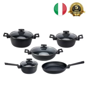 Bộ Nồi Chảo Phủ Kim Cương Diamante Italy Kuchen - 1Market.com.vn