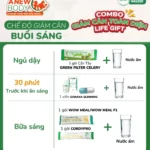 Chế độ Giảm Cân Buổi Sáng Với Combo Giảm Cân Toàn Diện Life Gift - 1Market.com.vn