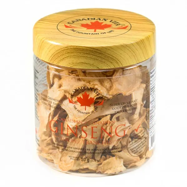 Nhân sâm khô cắt lát 50g (kèm túi) Canadian Vita chính hãng giá tốt - 1market.com.vn Nhân sâm khô cắt lát 50g (kèm túi) Canadian Vita chính hãng giá tốt - 1Market.com.vn