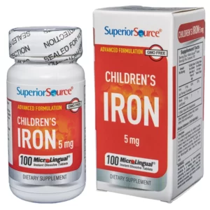 Thực phẩm bảo vệ sức khỏe CHILDREN’S IRON 5mg bổ sung sắt dành cho mẹ và bé - 1Market.com.vn