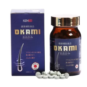 Viên Dưỡng Tóc Okami Kensei Nhật Bản 180 viên chính hãng giá rẻ - 1Market.com.vn