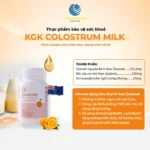 Viên nhai sữa non KGK Milk Colostrum vị cam (orange) - Lyna Pharmtech - 1Market.com.vn