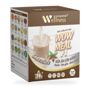 WOW MEAL F1 CHOCOLATE 20 gói x 25gr - Bữa ăn lành mạnh