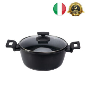 Nồi Ý phủ kim cương chính hãng giá rẻ 24cm - Kuchen - 1Market.com.vn