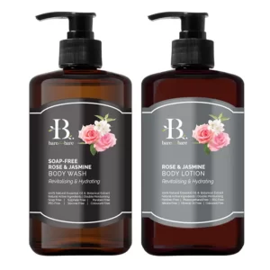 Bộ chăm sóc cơ thể Rose and Jasmine - Cấp ẩm và phục hồi Bare for Bare chính hãng giá tốt - 1Market.com.vn