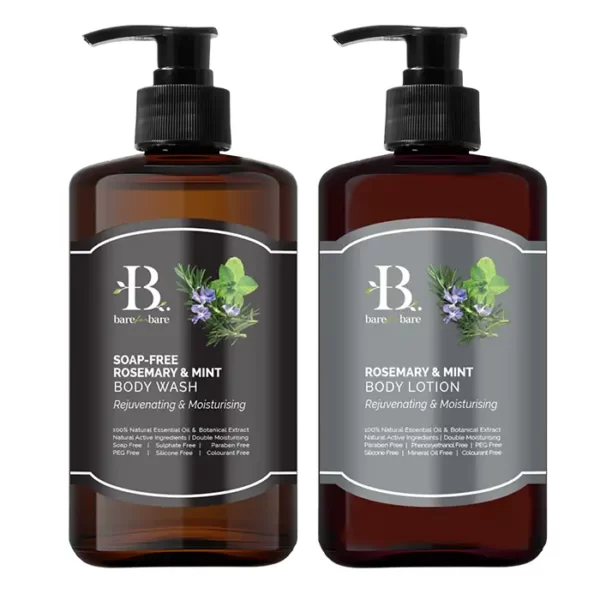 Bộ chăm sóc cơ thể Rosemary & Mint - Dưỡng ẩm và trẻ hóa Bare for Bare chính hãng giá tốt - 1Market.com.vn