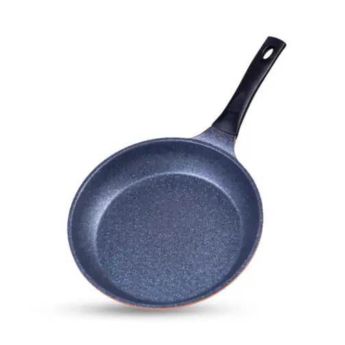 Chảo Chống Dính - Chảo Cam Vulcan Stone Phủ đá Chống Dính 26cm - Kuchen - 1market.com.vn