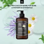 Gel tắm dưỡng ẩm Bare For Bare chính hãng giá tốt - Lavender & Chamomile (thư giãn & làm dịu) - 1Market.com.vn