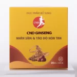 Nhân sâm & táo đỏ hòa tan CND Ginseng 20 gói x 3g chính hãng giá tốt - 1Market.com.vn