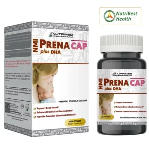 Thực phẩm bổ sung cho mẹ bầu và sau sinh 60 viên NMI - PRENACAP PLUS DHA chính hãng giá tốt - Nutribest Health - 1Market.com.vn