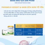 Bảng Báo Giá Sản Phẩm Papamilk Height And Gain Sữa Non Tổ Yến - Vkaizen - 1Market.com.vn
