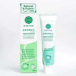 Kem Đánh Răng thảo dược ORGANIC AIMTHAI Công thức Classic Trà xanh - 1Market.com.vn