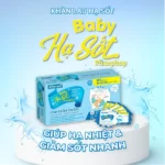 Khăn Lau Hạ Sốt Trẻ Em Baby Hạ Sốt Pharphap - Jp Natural - 1Market.com.vn