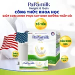 Sữa Papamilk Height And Gain Trẻ Em Chứa Tổ Yến Và Sữa Non Hộp 14 Gói - Sữa Tăng Cân Và Chiều Cao Cho Trẻ - Vkaizen - 1Market.com.vn