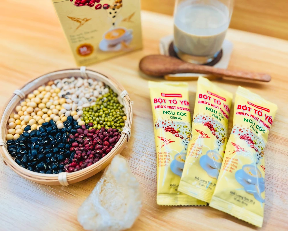Ảnh Thực Tế Bột Ngũ Cốc Tổ Yến - 1market.com.vn
