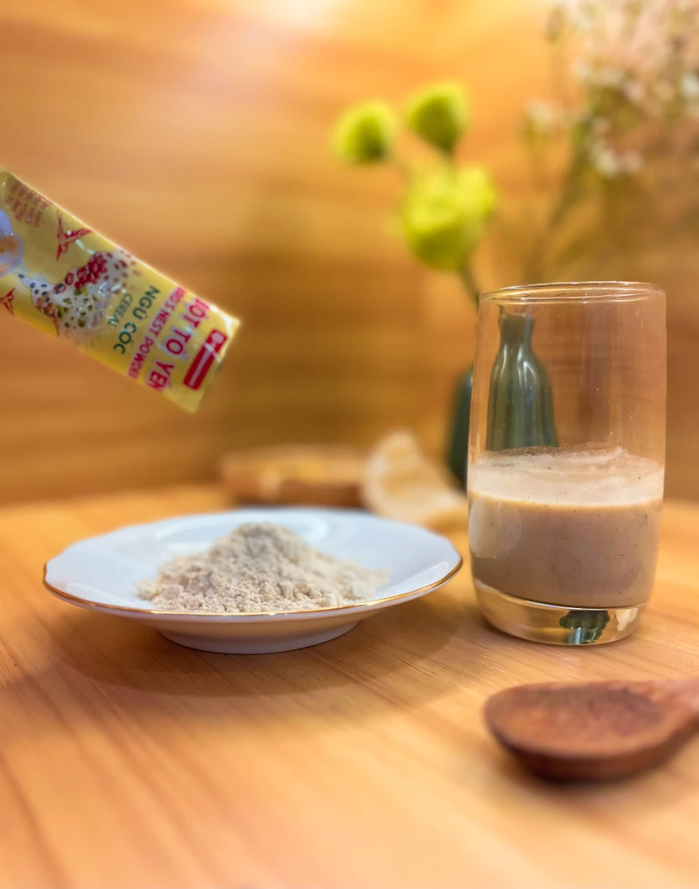 Ảnh Thực Tế Bột Tổ Yến Ngũ Cốc - 1market.com.vn