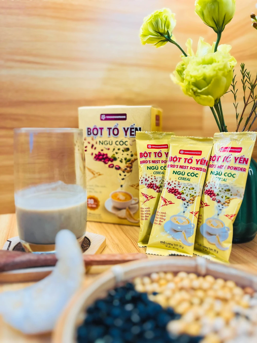 Ảnh Thực Tế Bột Tổ Yến Ngũ Cốc - Yến Sào Nha Trang - 1market.com.vn