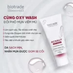 Gel Rửa Mặt Biotrade Acnaut Oxy Wash Cleansing Gel Phù Hợp Cho Da Mụn Viêm Mủ - 1Market.com.vn