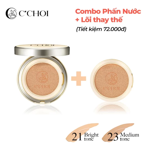 2 Tone Màu Phấn Nước C'choi Herbal Dd Cushion - Punar - 1Market.com.vn