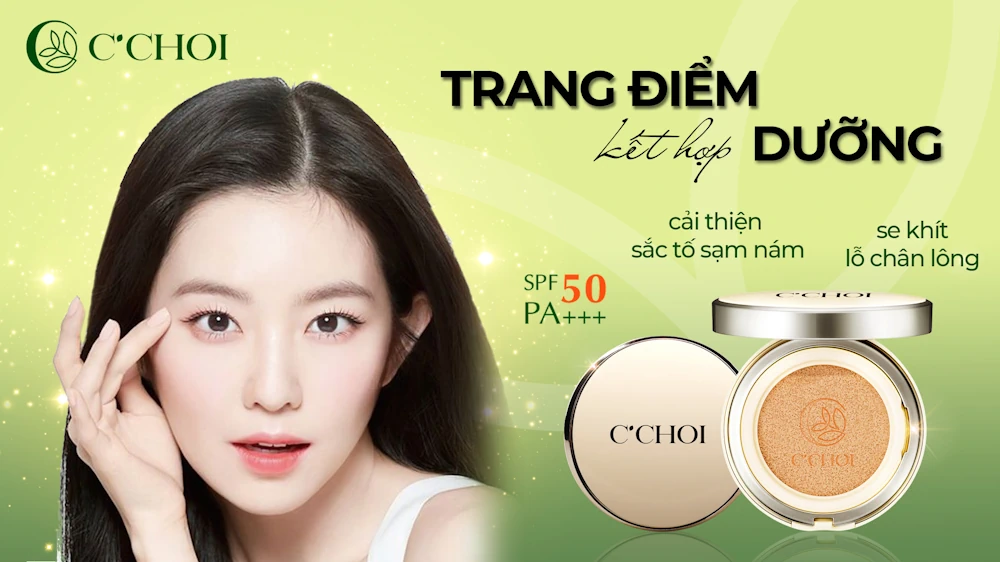 Combo Phấn Nước C'choi Herbal Dd Cushion Trang điểm Kết Hợp Dưỡng - Punar - 1market.com.vn