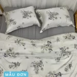 Combo Vỏ Mền Và Vỏ Gối Tencel 60s Mẫu Mẫu Đơn - Tân Phát - 1Market.com.vn