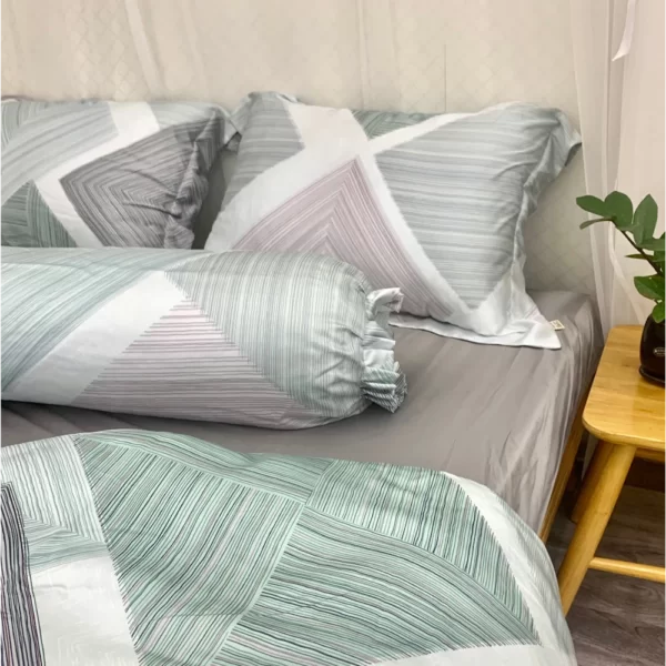 Combo Vỏ Mền Và Vỏ Gối Tencel 60s - Tân Phát - 1Market.com.vn