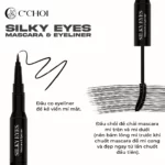 Gel Chuốt Mi Và Kẻ Mắt Tự Nhiên C'choi 2 đầu Cọ - Silky Eyes - Mascara & Eyeliner - Punar - 1Market.com.vn