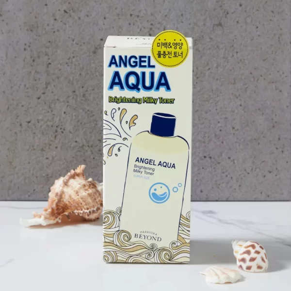 Hộp Sản Phẩm Nước Hoa Hồng Làm Sáng Da Beyond Angel Aqua Brightening Milky Toner - 1Market.com.vn