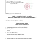 Phiếu Công Bố Beyond Total Recovery Shower Cream Holiday - 1Market.com.vn