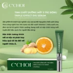 Tinh Chất Dưỡng Mắt 3 Tác động C’choi - Triple Effect Eye Serum - Chiết Xuất Gừng Và Dẫn Xuất Vitamin C Hiệu Suất Cao - Punar - 1Market.com.vn