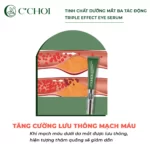 Tinh Chất Dưỡng Mắt 3 Tác động C’choi - Triple Effect Eye Serum - Tăng Cường Lưu Thông Máu Giúp Giảm Quầng Thâm - Punar - 1Market.com.vn