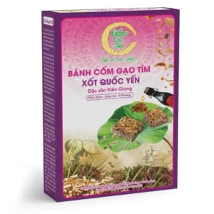 Bánh Cốm Gạo Tím Xốt Quốc Yến đặc Sản St Bibo - Đặc Sản Kiên Giang - 1Market.com.vn