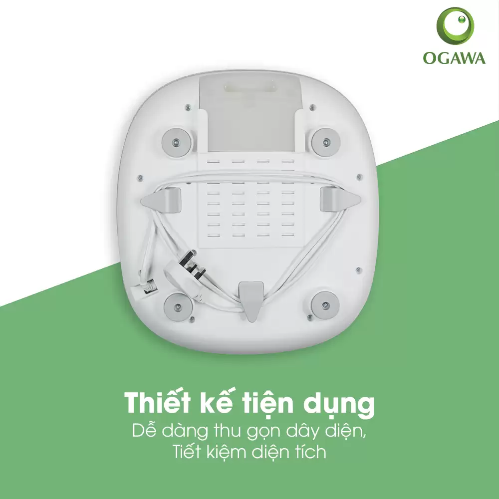 Thiết Kế Tiện Dụng Máy Massage Chân Bằng Hơi Nước Ogawa Ispa Steam Foot Massager (of-3006)