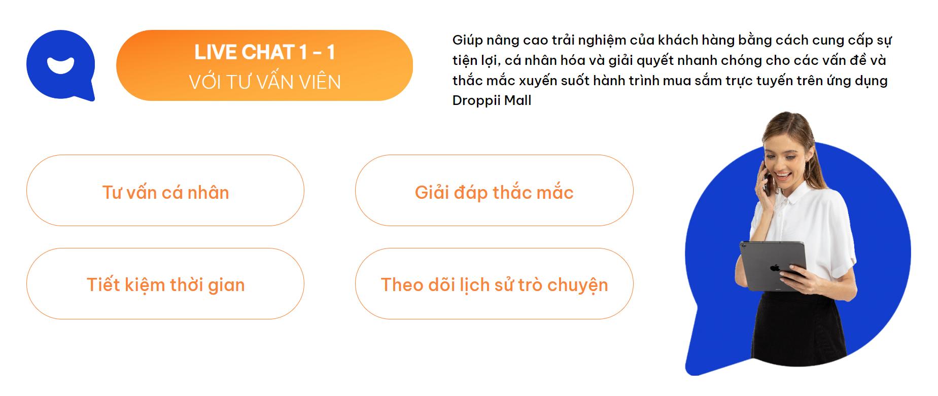 CHÍNH THỨC RA MẮT APP DROPPII MALL - ỨNG DỤNG MUA SẮM DÀNH CHO KHÁCH HÀNG 4 Droppii Ra Mắt ứng Dụng Droppii Mall 2