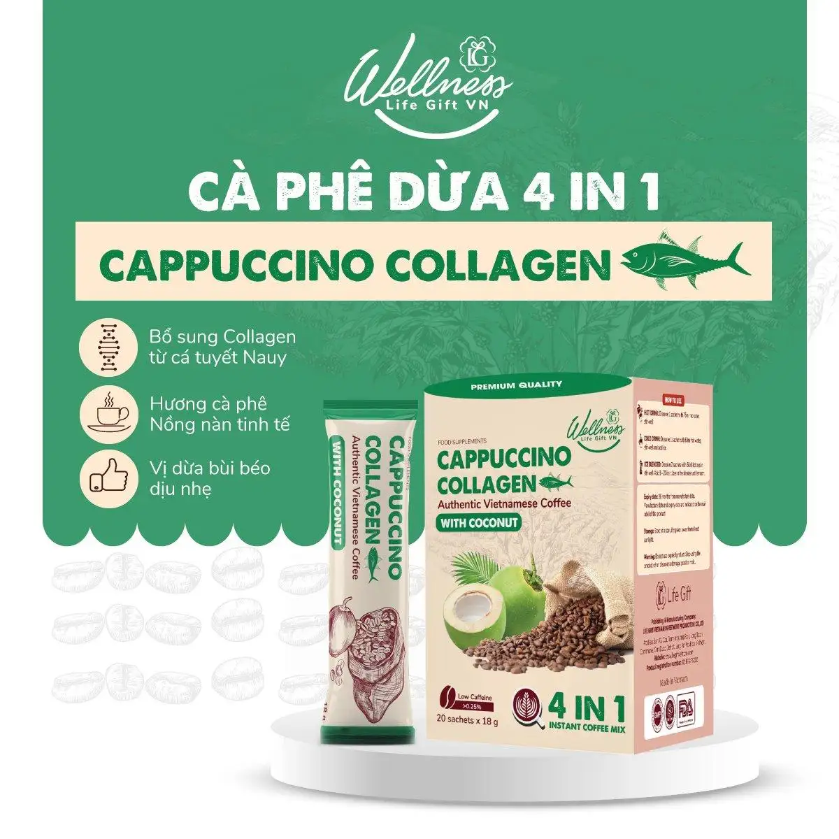 Điểm đặc Biệt Của Cà Phê Dừa 4in1