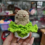 Đồ decor handmade Capybara bằng len (chuột lang nước)